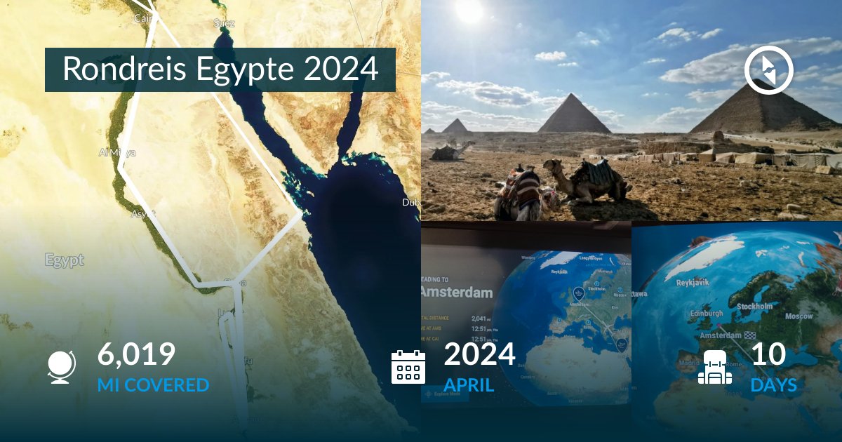 Rondreis Egypte 2024 by Romy Roumans - Polarsteps